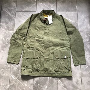 Barbour Back Casual Waxed Cotton Jacket - Barbour x Ally Capellino - NWT